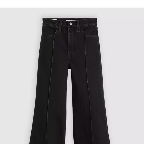 Levi's Ribcage Bell Western Women’s Jeans 31 x 30 Flare Wide Leg Boho 70’s Retro - Picture 4 of 10